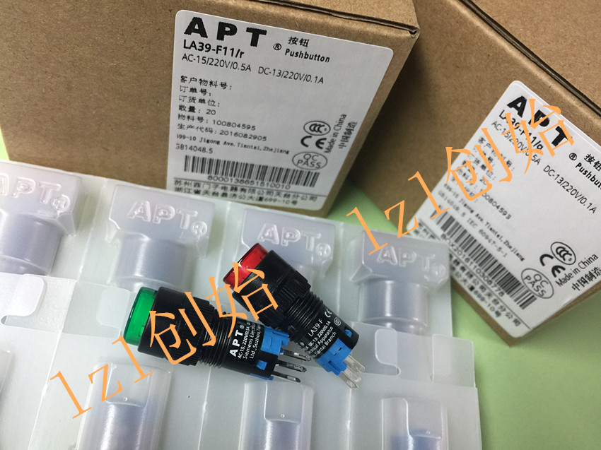 Siemens APT LA39-F11 R G Y B W round button switch new original