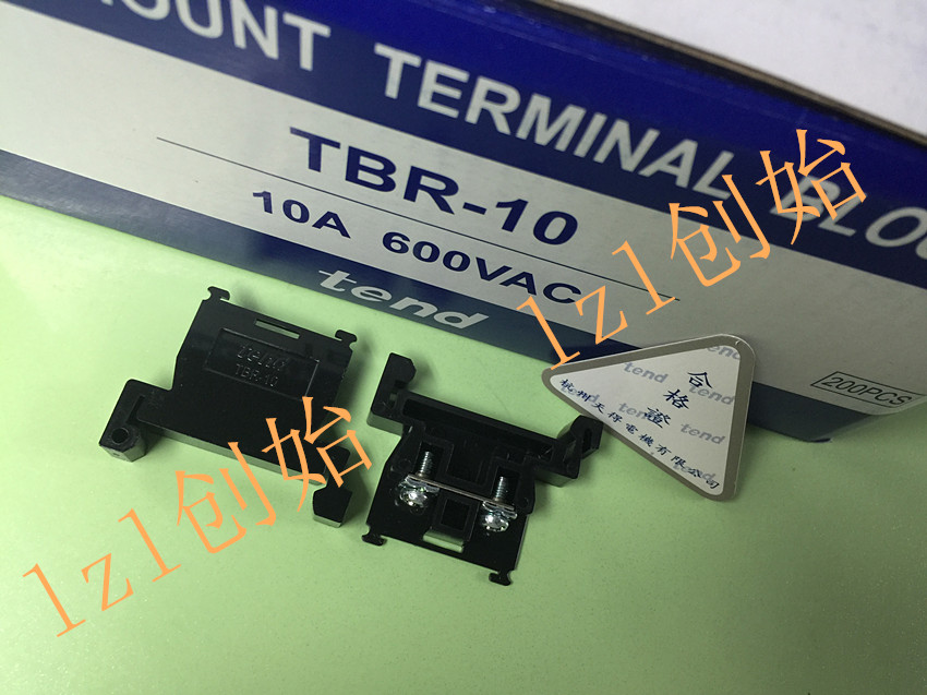  Taiwan tend TBR-10-20-30-60-100-200 Rail type terminal blocks