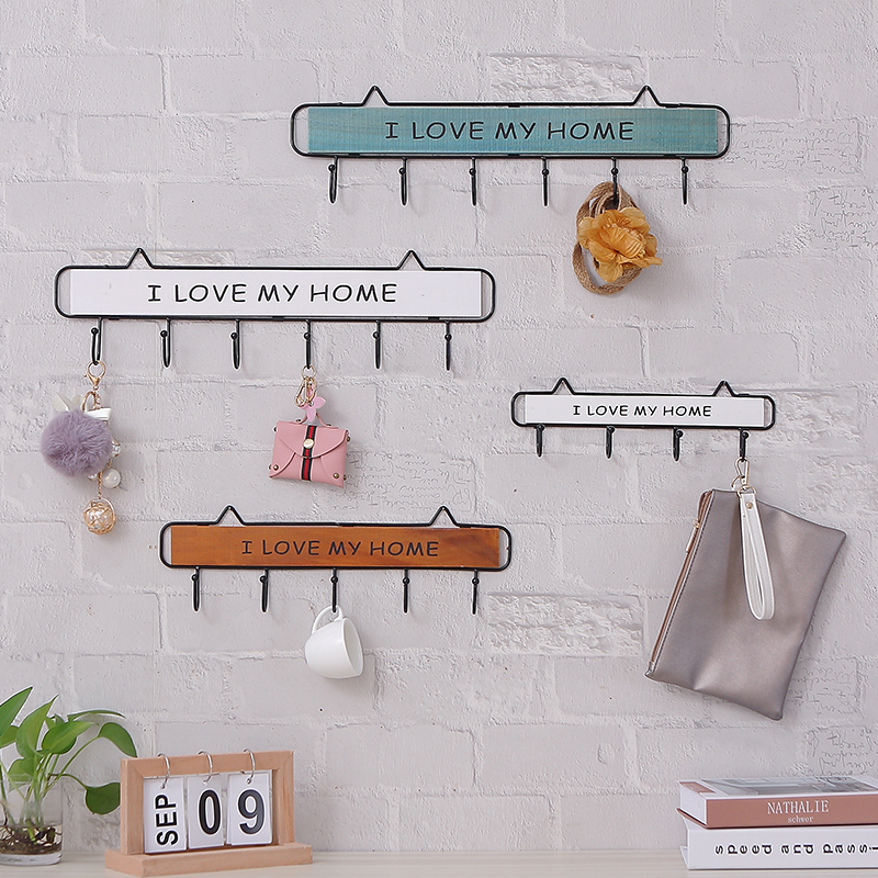 Key door Door Back door Hook Room Art Decoration Hangers Shelf Wall Office Pylons Wall Hangers