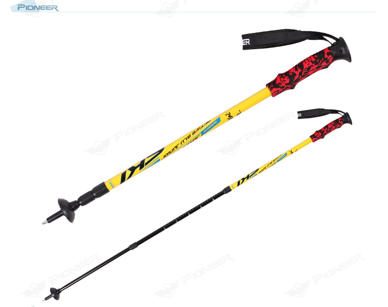 Trailblazer cực trekking kính cực hợp kim nhôm siêu nhẹ Đàn ông và phụ nữ cũ nạng mía thiết bị leo núi đa chức năng bán gậy gỗ cho người già	