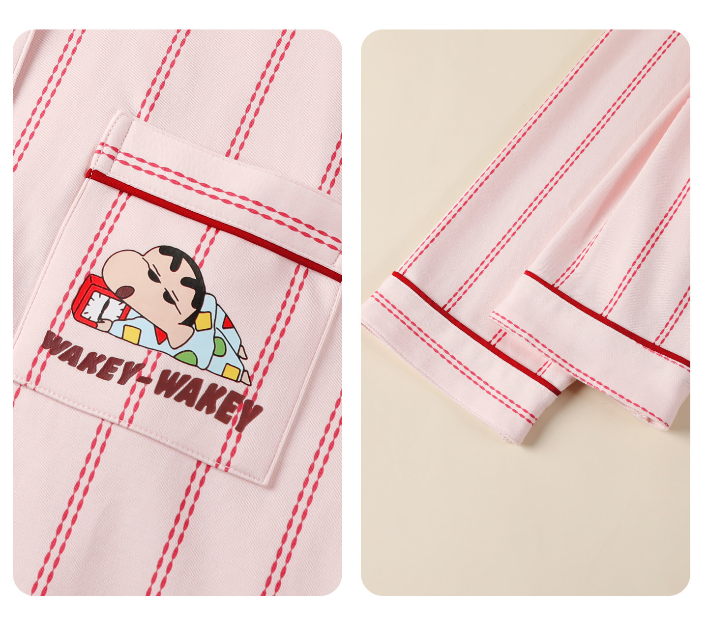 Yatemo & Crayon Shin-Chan Collaboration Cardigan Maternity Wear Autumn/Winter Nursing Pajamas for Pregnant and Postpartum Women Homewear — 33