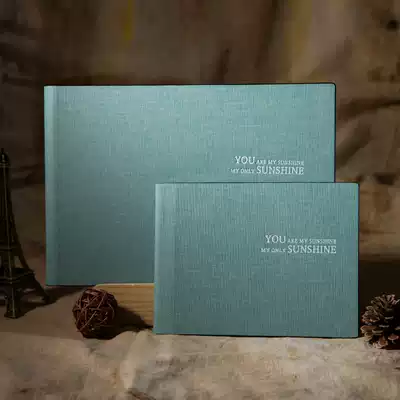 Horizontal children's photo album production Baby photo studio photo book custom wedding couple personal photo wedding bag design
