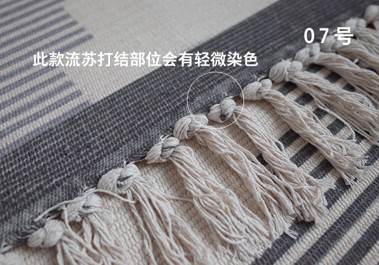 Pu Jian in cổ điển dệt hình học tấm thảm mat Ấn Độ gió thảm bay cửa sổ đệm giường chăn 4002 - Thảm tham lot san