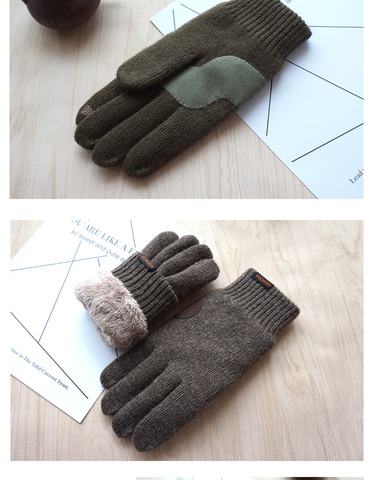 Gants pour homme GENODA    en de laine - Ref 2781253 Image 21