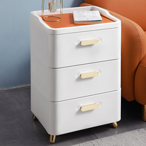 Small bed head cabinet free of installation drawer-type containing cabinet minimalist light extravagant and narrow bedroom set of bedside cabinet plastic