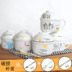 hộp cơm giữ nhiệt cắm điện Phim hoạt hình cốc cốc ăn liền gốm có nắp lớn học sinh dao kéo đặt hộp cơm trưa dễ thương ký túc xá bát đũa đũa nĩa - Hộp cơm điện sưởi ấm hộp cơm hâm nóng bằng điện Hộp cơm điện sưởi ấm