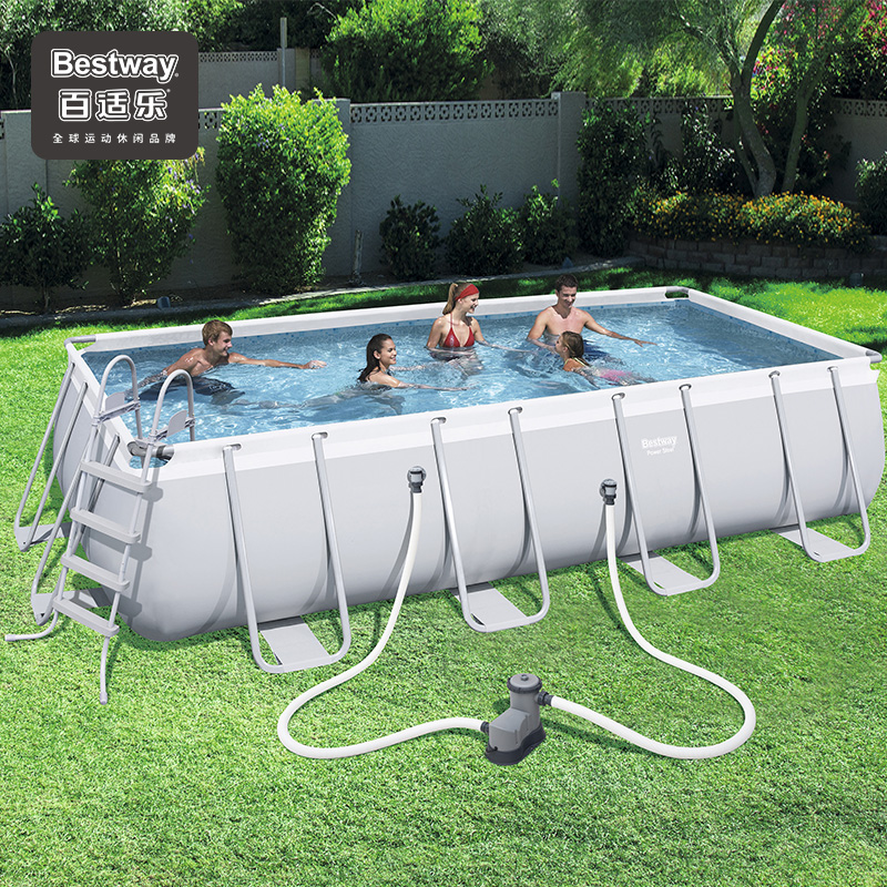 Bestway Baishile bracket swimming pool Household adult children's swimming pool Outdoor fish pond Large paddling pool