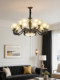 American-Style All-Copper Living Room Chandelier, High-End and Grand, Villa Lobby Main Light, 2026 New Vintage European-Style Dining Room Copper Lamp