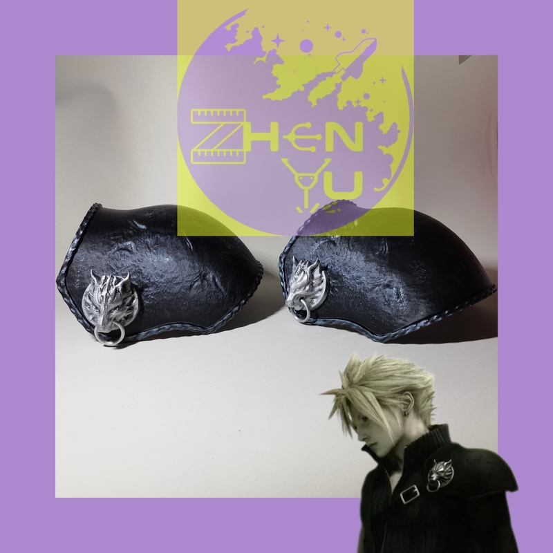 【Zhen Yu】The Saint Is Coming Claude Cosplay Props Shoulder Armor Wolf Head Final Fantasy Armor