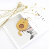 Оригинальный кожаный милый картхолдер, чехол для проездного, из натуральной кожи