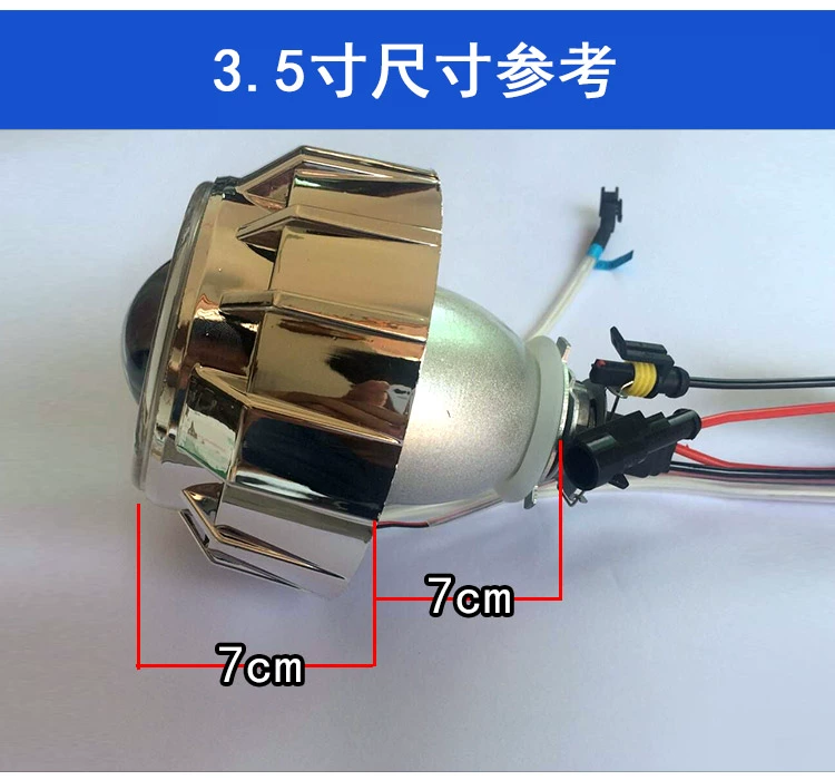 MSX125 Wangjiang Grand Doll 150 Little Monkey M3Q5 Double Light Lens Angel Eye Xenon Headlight hội - Đèn HID xe máy đèn pha xe máy nhỏ