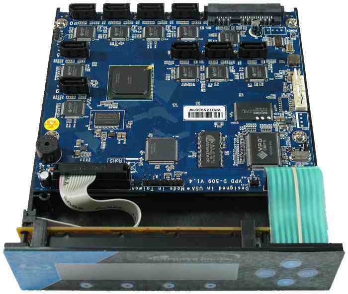 American Wibao Vinpower D-509 controller can be installed 1 Drag 9 blue disc copy machine burning tower