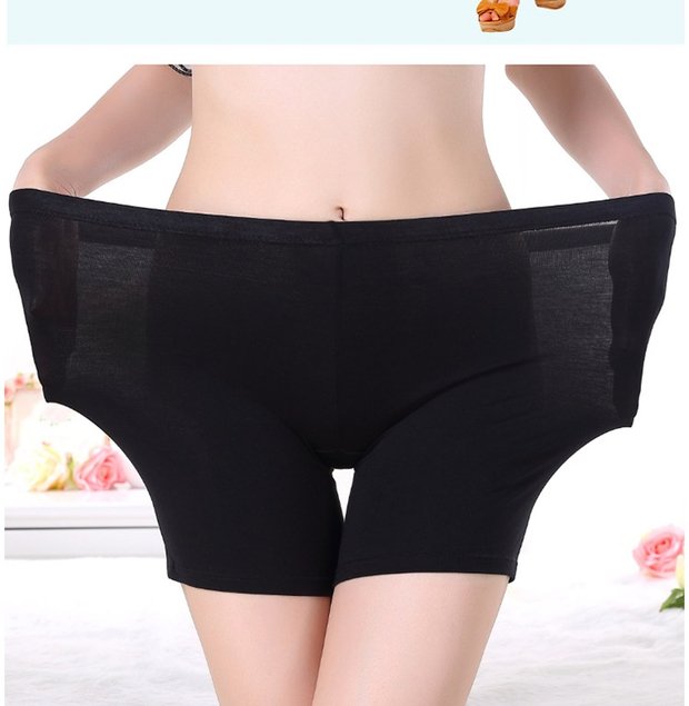 200 kg quần an toàn ba hoặc năm điểm eo cao 40-50 tuổi MM béo trung niên cộng với phân bón XL quần short thoáng khí bộ đồ mặc nhà mùa hè