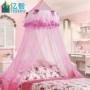 Một trăm triệu Chile trẻ em gái công chúa Mosquito Net 1,5 1,8 đoạn đơn hoặc kép mái vòm treo lưới baby công chúa gió - Lưới chống muỗi mung treo giuong ngu