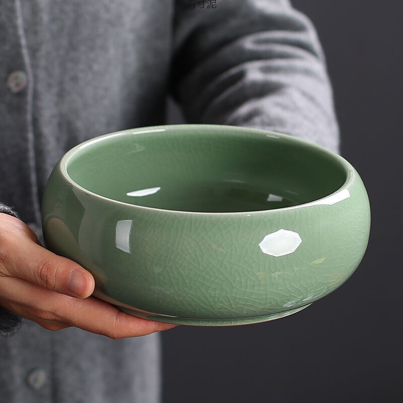 Narcissus, Copper Coin Water Lily, Bowl Lotus, Ceramic Non-Porous Succulent Flower Pot, Hydroponic Container, Household Ceramic Ware Narcissus, Copper Coin Water Lily, Bowl Lotus, Ceramic Non-Porous Succulent Flower Pot, Hydroponic Container, Household Ceramic Ware