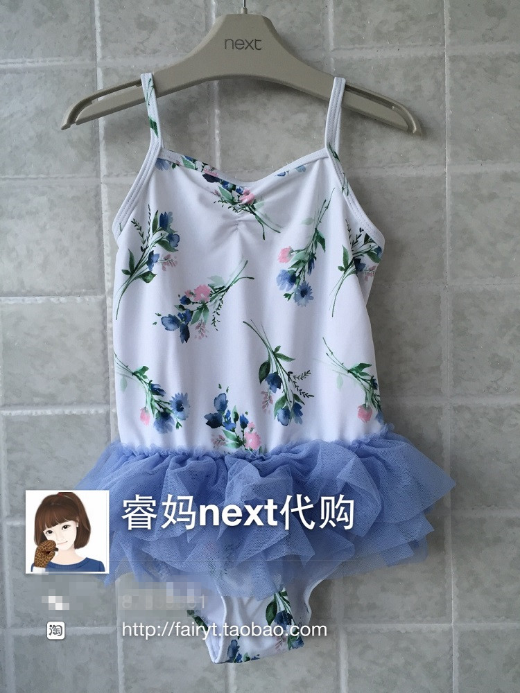 T [spot] Quần áo trẻ em NEXT 18 nữ mùa hè bé gái bé trai chia đôi áo tắm chống nắng áo tắm pettiskirt shop quần áo trẻ em
