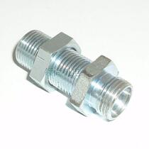 Straight through plate joint oil pipe joint hydraulic joint 6D-42LN