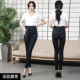 Quần legging nữ mặc 2019 xuân hè mới mỏng bó sát bút chì quần cạp cao giả quần denim in chân quần - Quần tây thường