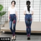 Quần legging nữ mặc 2019 xuân hè mới mỏng bó sát bút chì quần cạp cao giả quần denim in chân quần - Quần tây thường