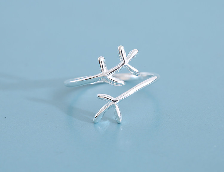 Silver Open Ring Set For Women Minimalist Style Designer Rings_voghion.com