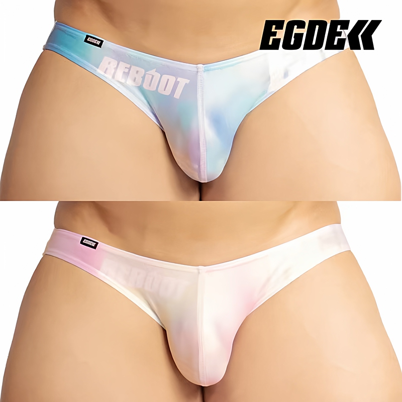 In-Stock Japan Egde Men's Low-Rise Briefs Polyester Spandex Moisture-Wicking Quick-Drying Glossy Iridescent 3859 In-Stock Japan Egde Men's Low-Rise Briefs Polyester Spandex Moisture-Wicking Quick-Drying Glossy Iridescent 3859