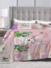 Children's cute alpaca cactus blanket is soft and comfortable, suitable for children and adults sofa bed air conditioning blanket