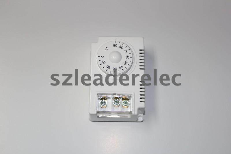 South Korea Rainbow temperature-controlled rail mounting 0-90C adjustable PTS-090S for electrical cabinet heat dissipation dehumidification, etc.