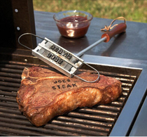 BBQ barbecue tools barbecue fire branding English letters ABC branding letters