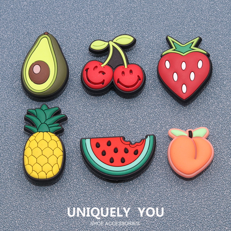 New Crocs Shoe Charms, Crocs Shoe Decorations, Crocs Shoe Accessories, Fruit Pineapple Cherry