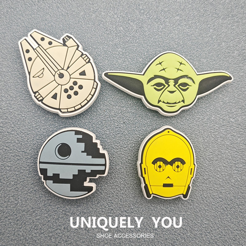 2024 New Model Compatible with Crocs Accessories, Clog Shoe Charms, Shoe Decorations, Cartoon DIY Accessories, Star Wars 2024 New Model Compatible with Crocs Accessories, Clog Shoe Charms, Shoe Decorations, Cartoon DIY Accessories, Star Wars