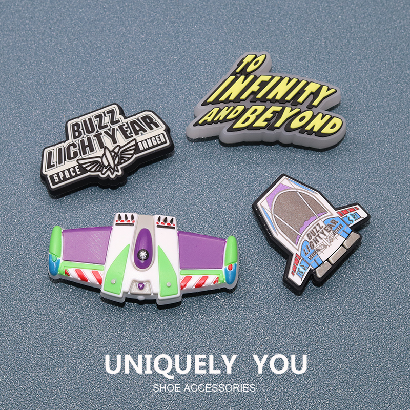 Toy Story Buzz Lightyear Shoe Charms Clog Shoe Decoration Accessories DIY Cartoon Shoe Charms Suitable for Crocs