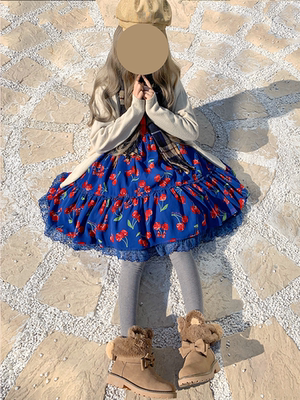 taobao agent [Fairydream spot] National Brand Lolita Big Snail Bear's Bow's Bow Snow Boot