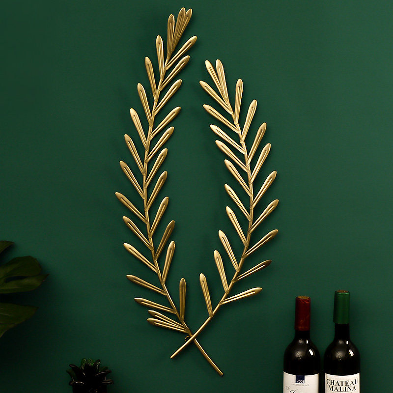 Bedroom wall decoration hanging Nordic style creative modern minimalist 3d three-dimensional wall hanging in the middle of two rooms