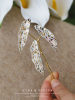 YIHE original design Qiu Begonia new niche temperament versatile autumn and winter plant ceramic coat brooch
