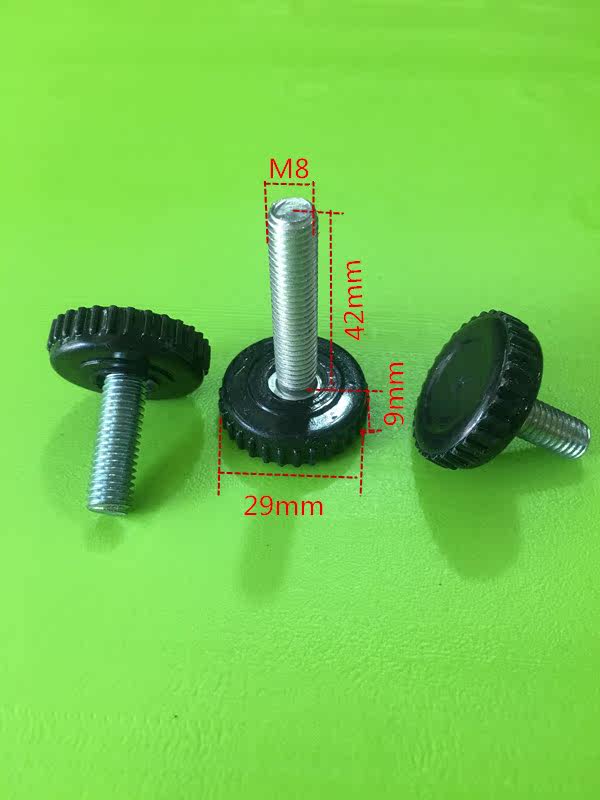 Nylon adjustment foot adjustment foot furniture foot cushion foot adjustment screw foot M8