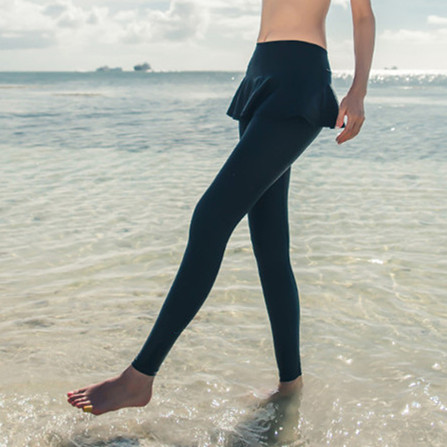 Dive pants skirt split female surf swim trousers dry skinny skinny pants sun yoga pants
