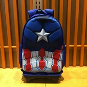 Lạc đà camkids cậu bé sinh viên sắt người Mỹ đội trưởng ba lô xe đẩy trường hợp 70780407