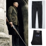 Вельветовые бархатные штаны, свободный прямой крой, в американском стиле