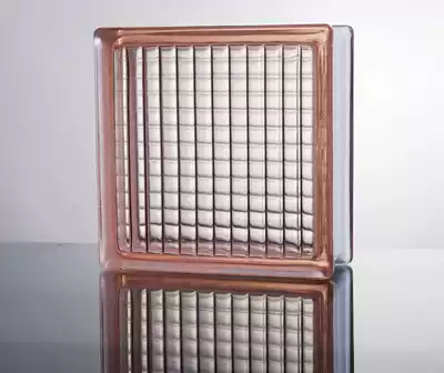 Powder parallel colored hollow glass tiles partition wall living room powder room bar Crystal brick porch background wall tiles