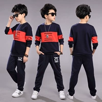 Quần áo trẻ em mới cho trẻ em lớn quần áo thể thao giản dị cho bé trai áo len dài tay phù hợp với mùa xuân và mùa thu quần áo trẻ sơ sinh