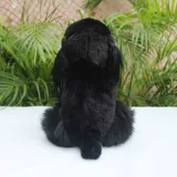 Плюшевая реалистичная черная игрушка, тряпичная кукла подходит для мужчин и женщин для друга