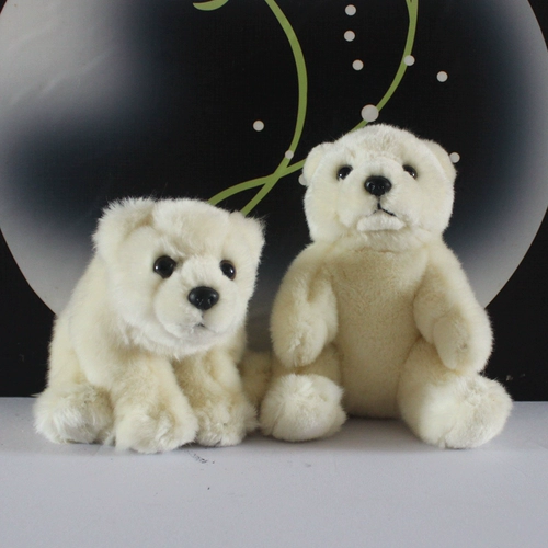 Плюшевая милая тряпичная кукла, маленькая игрушка, полярный медведь, с медвежатами, подарок на день рождения