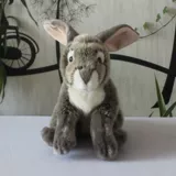 Плюшевая реалистичная милая тряпичная кукла, игрушка, кролик подходит для мужчин и женщин для друга, кукла-кролик