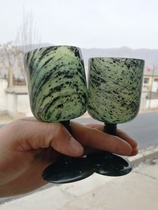 Wushan Shandan Mandarin Yu Spring Festival gift two high - grade wine glasses of Chinese culture