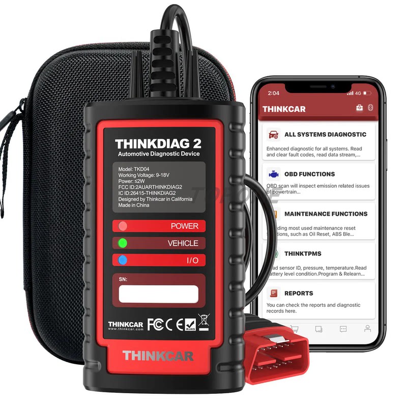 100% Original Thinkdiag2 OBD2 Scanner Car Diagnostic Tool