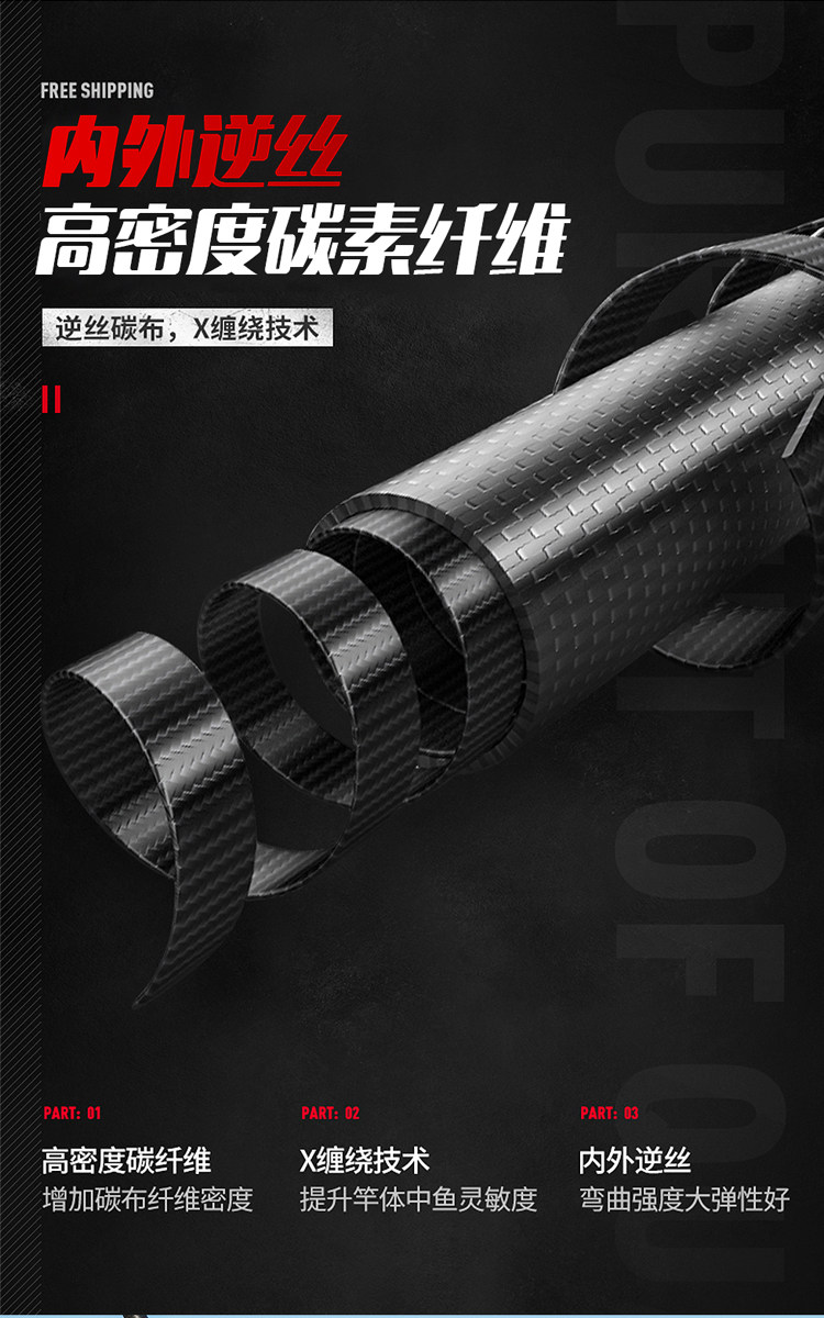 Дорожные суб -полюсный 光威路亚竿套装远投双竿稍超硬海竿碳素杆枪柄水滴轮钓鱼竿抛竿 GW