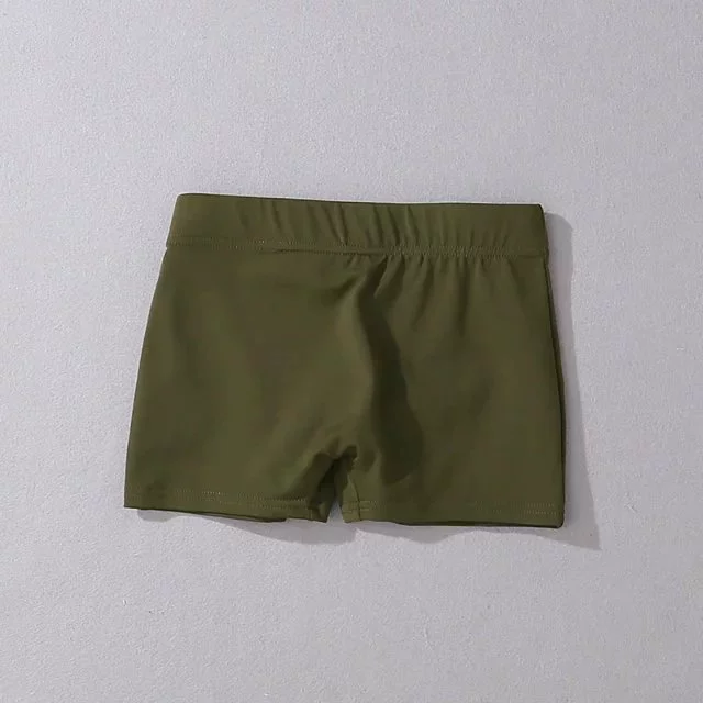 ZZ xương ZZ cotton đào hông hông hông căng Barbie bột màu đất thể dục thể thao cơ sở yoga quần short