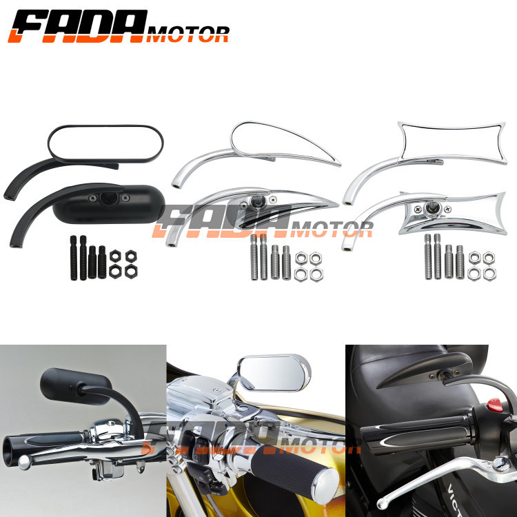 Suitable for Harley XL883 1200 X48 Dana Soft Tail King Heir Mini Reflector Rearview Mirror