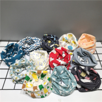 ins boneless neck sleeve autumn and winter cotton baby scarf windproof warm baby scarf female cute foreign child