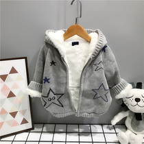 Special price original baby cotton-padded jacket winter sweater cotton-padded cotton jacket hooded baby child thick cotton coat Korean version